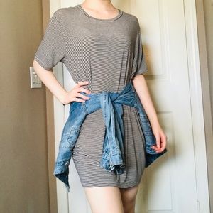 Brandy Melville Striped T-Shirt Dress